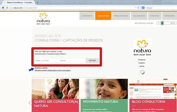 login natura login natura