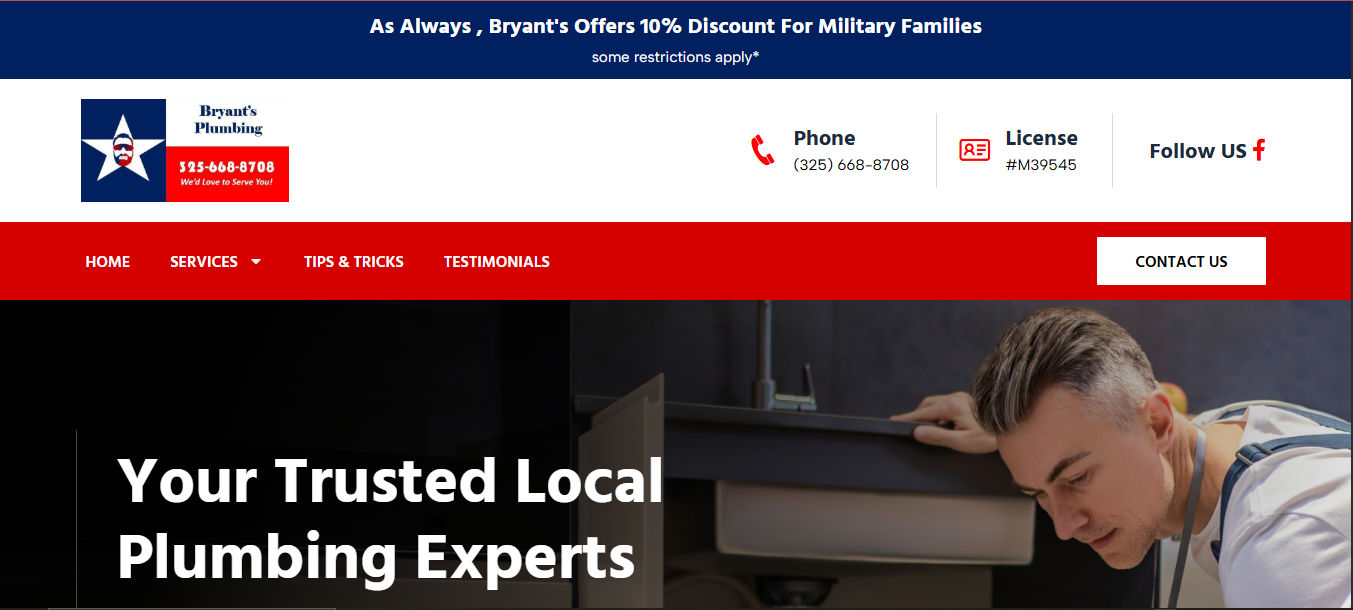 Bryant's Plumbing