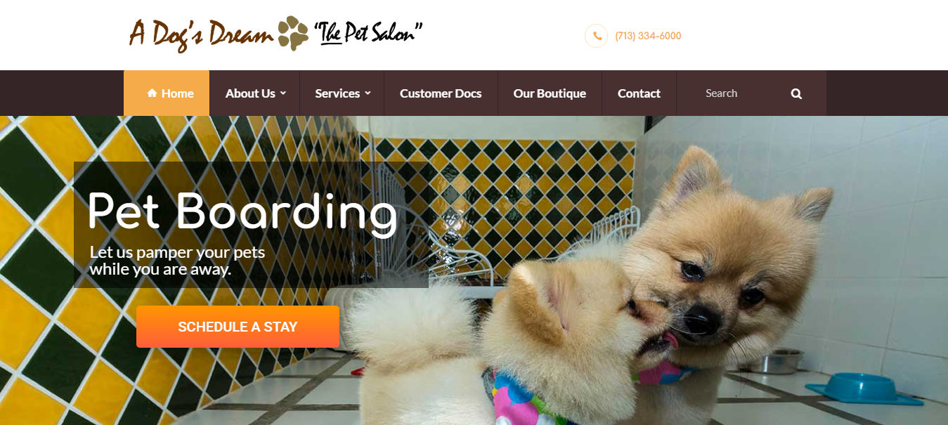 A Dog's Dream - The Pet Salon