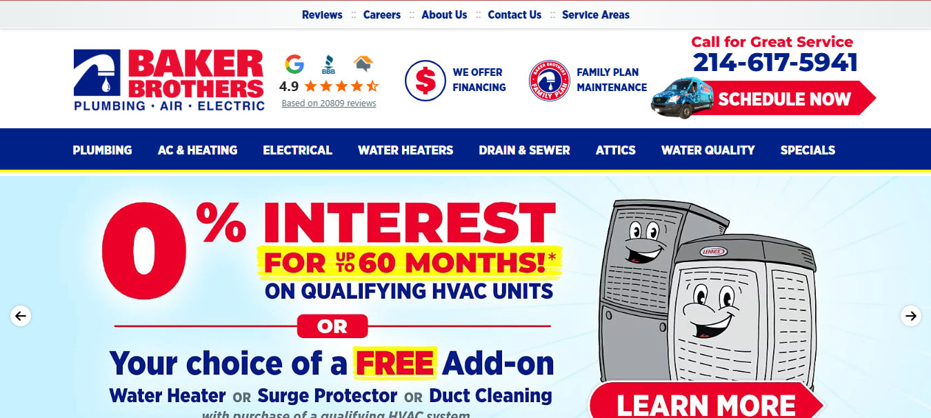 Baker Brothers Plumbing Air & Electric