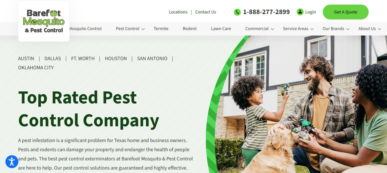 Barefoot Mosquito & Pest Control
