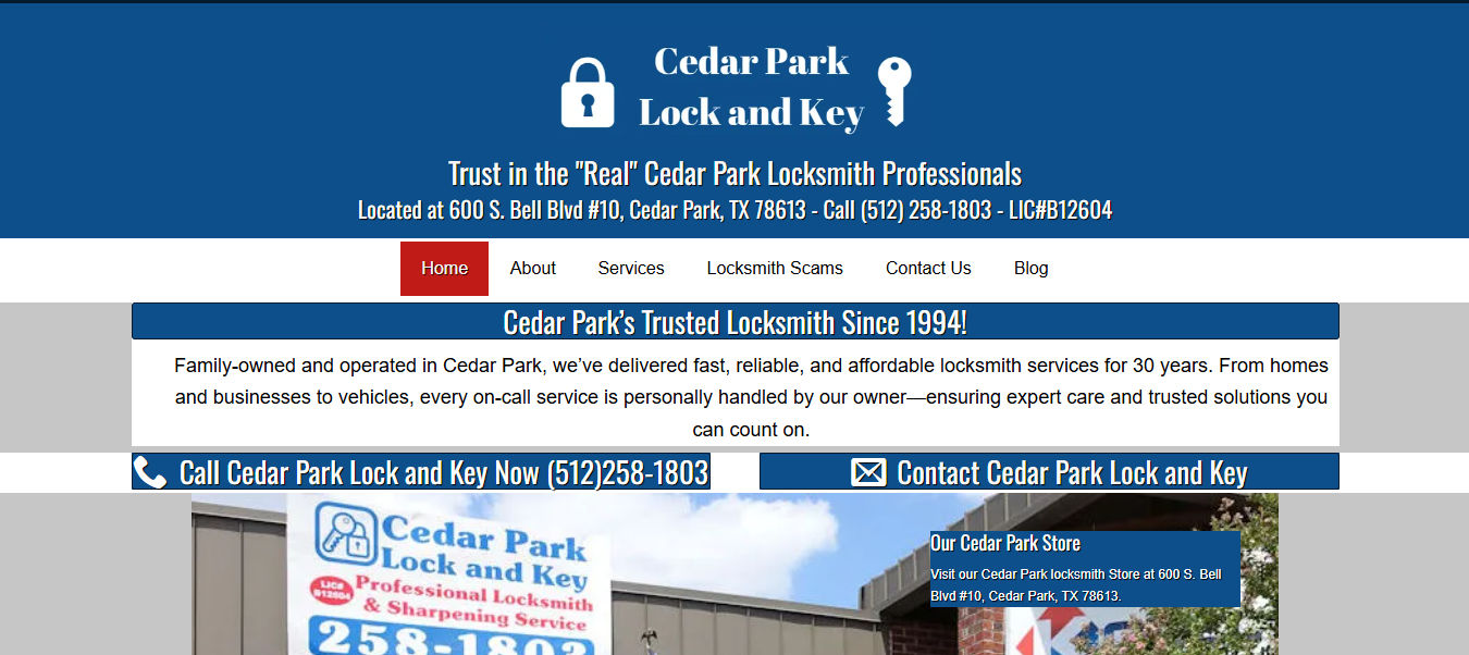 Cedar Park Lock and Key, LLC