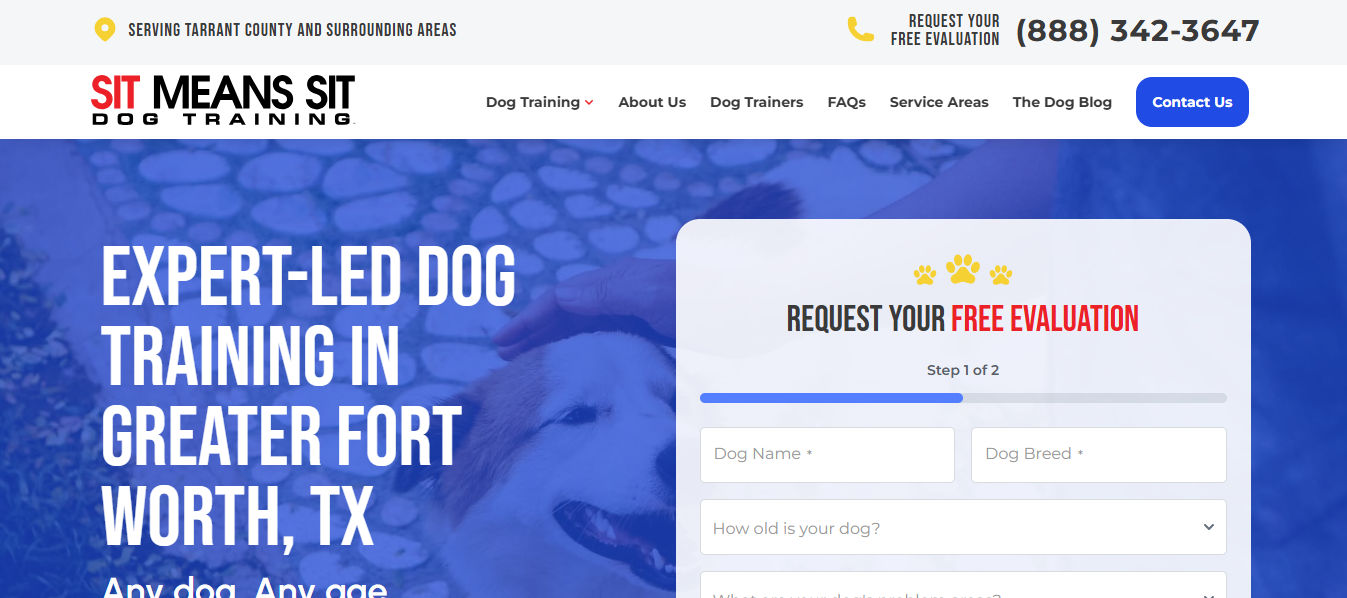 Sit Means Sit Dog Training - Fort Worth