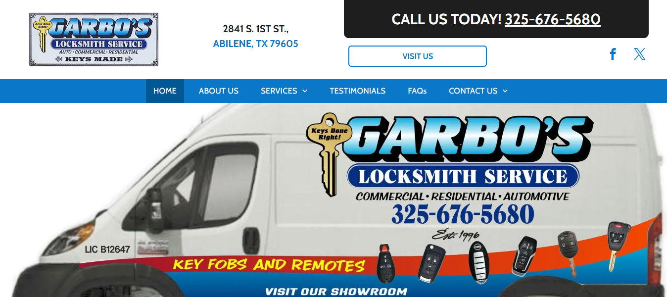 Garbo's Locksmith Service