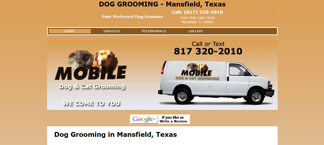 Mobile Dog Grooming and Training