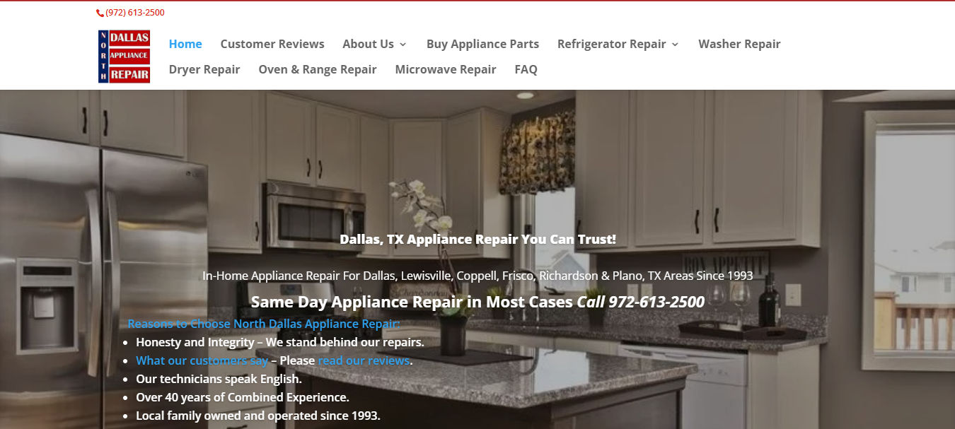 North Dallas Appliance Repair