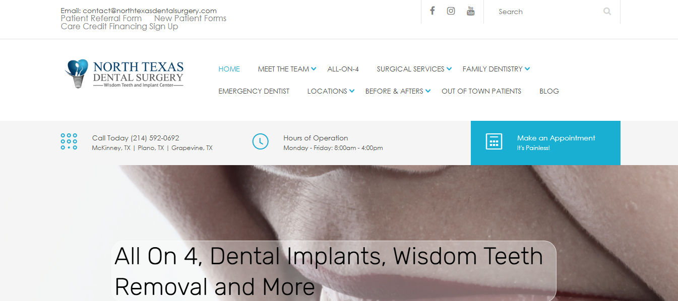 North Texas Dental Surgery Wisdom Teeth and Denture Implant Center