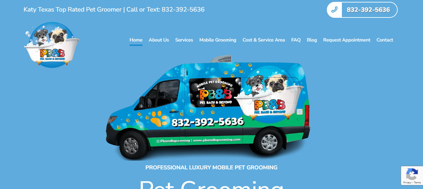 Pet. Bath & Beyond Mobile Pet grooming