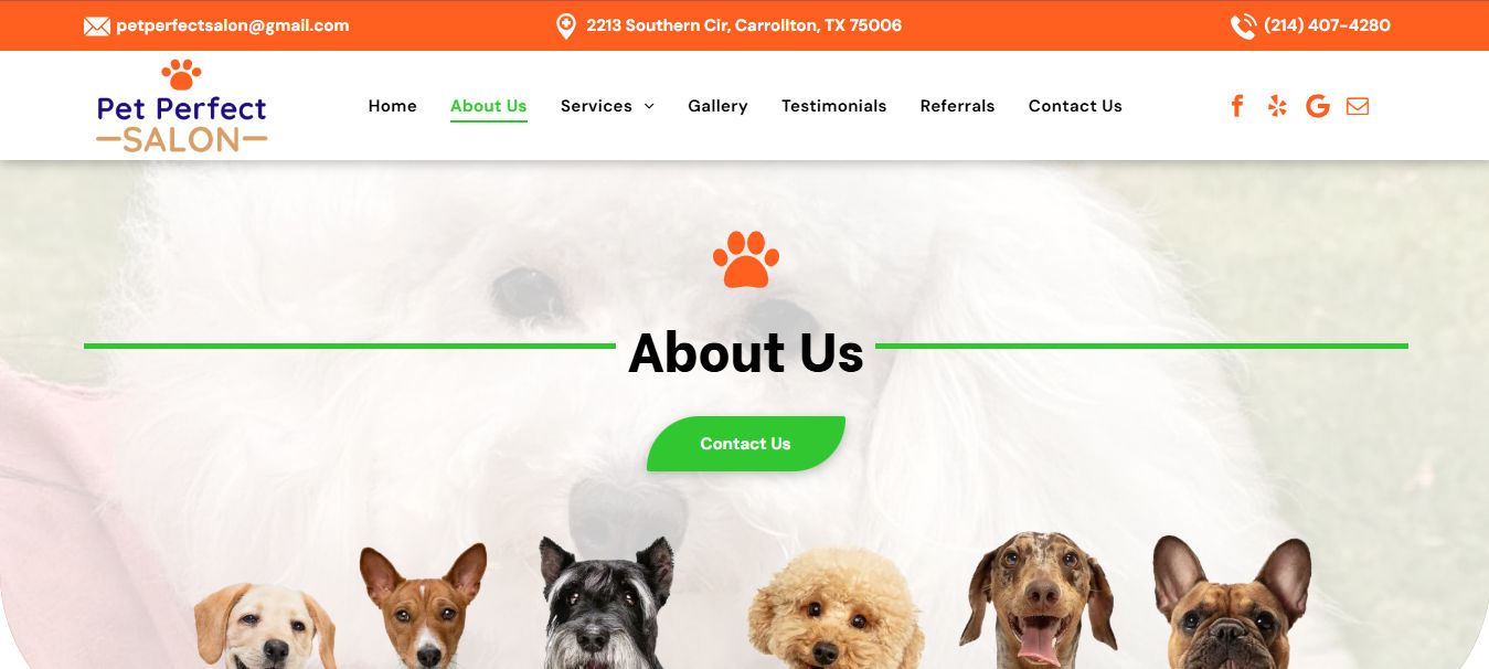 Pet Perfect Salon Dallas