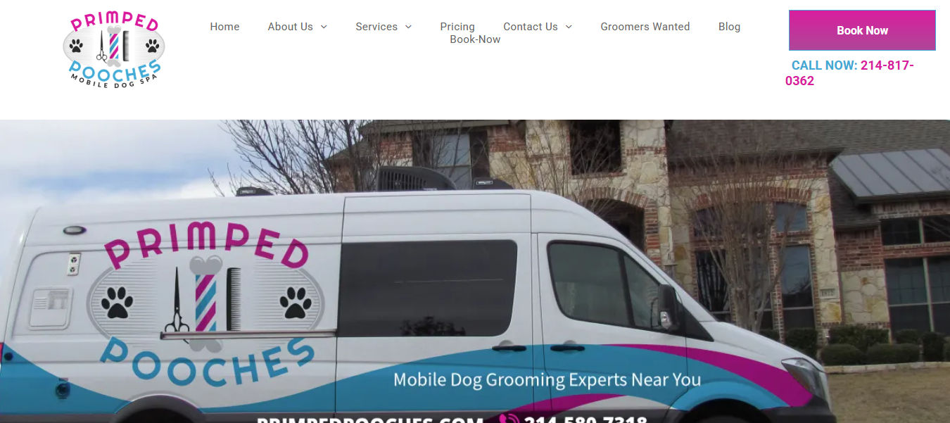 Primped Pooches Mobile Dog Spa