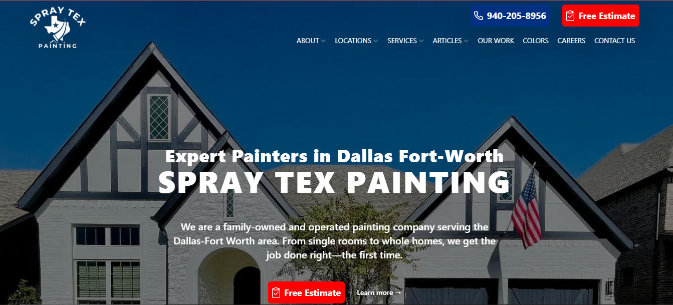 Spray Tex Painting
