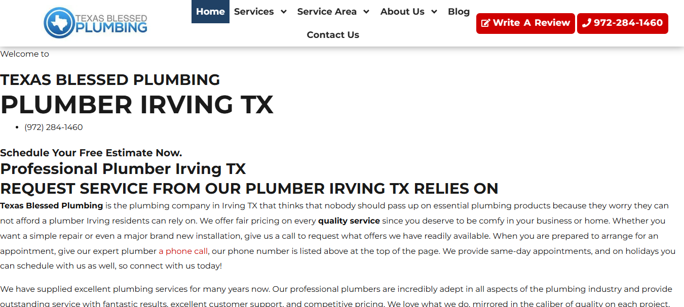 Texas Blessed Plumbing