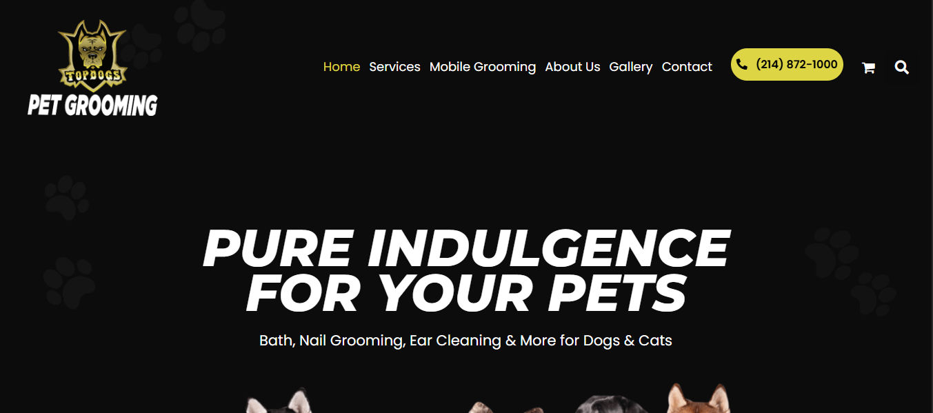 Top Dogs Pet Grooming