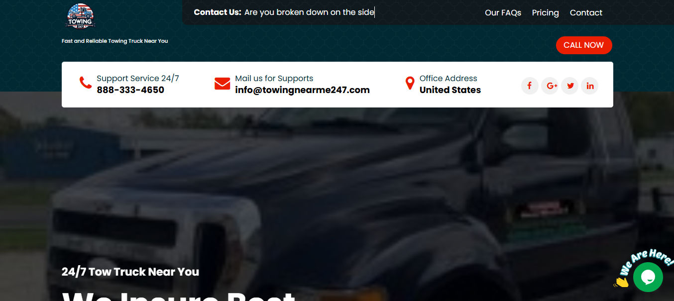 G&S Towing Truck Services. Cheapest Tow Truck near me. Fast Tow Nearby