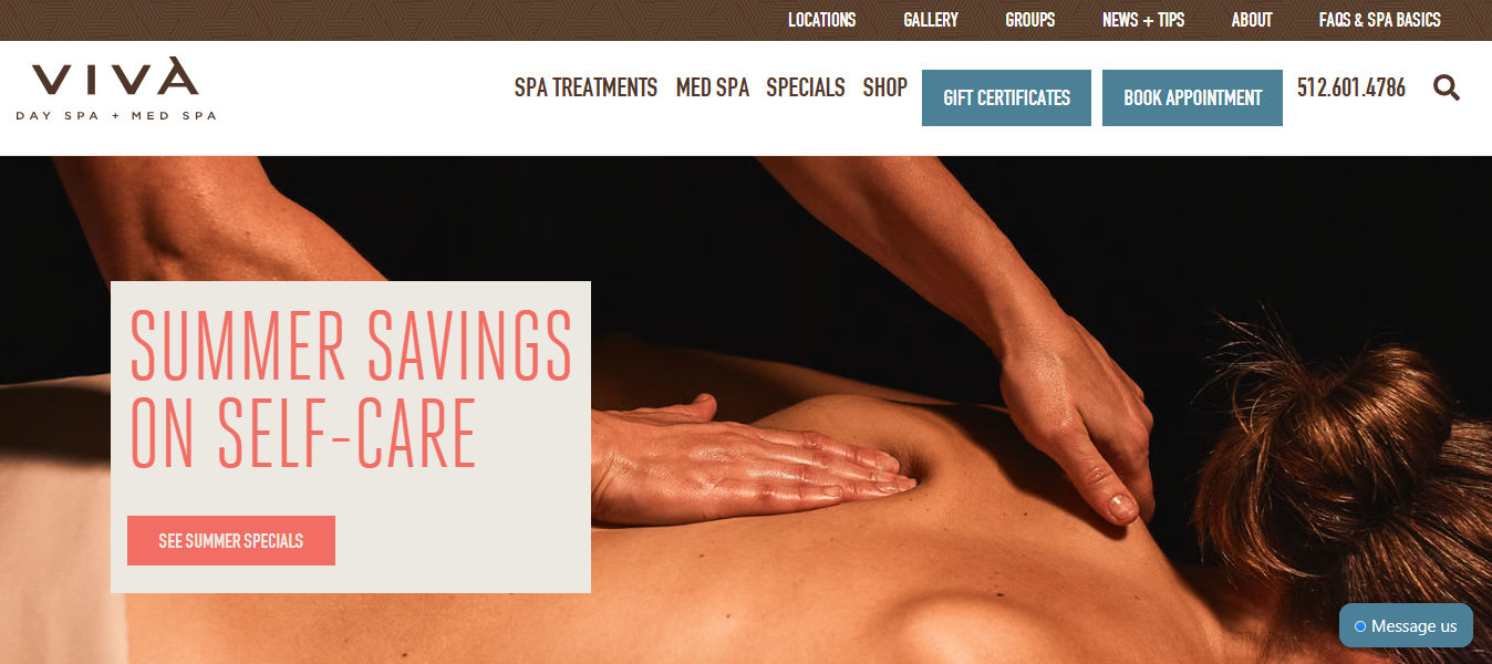 Viva Day Spa + Med Spa | Domain Northside