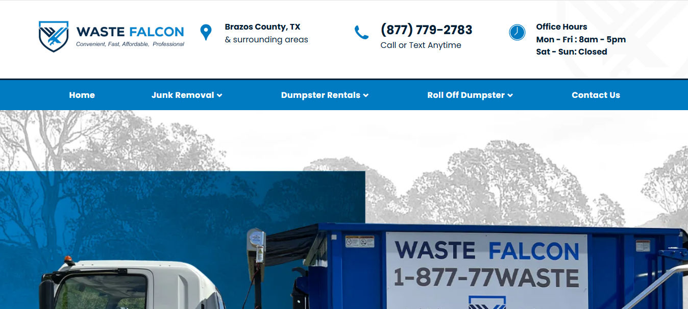 Waste Falcon Dumpster Rentals