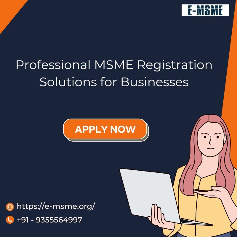 Professional MSME Registration Solutions for Businesses
