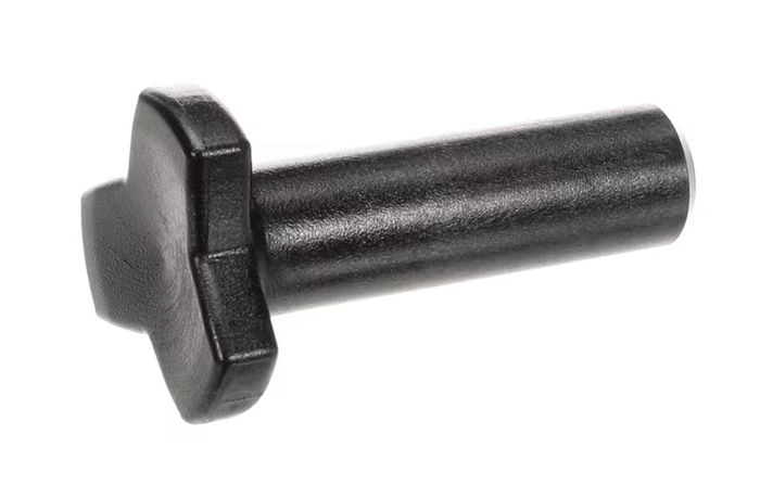 Freezer Door Stud Nut / Hand Screw Short Black 2.56" Plastic - Part Id: 058764 - STUD NUT (HANDSCREW) SHORT BLACK PLASTIC 2.56"L *C602 C706 C707 C708 C709 C712 C713 C723*