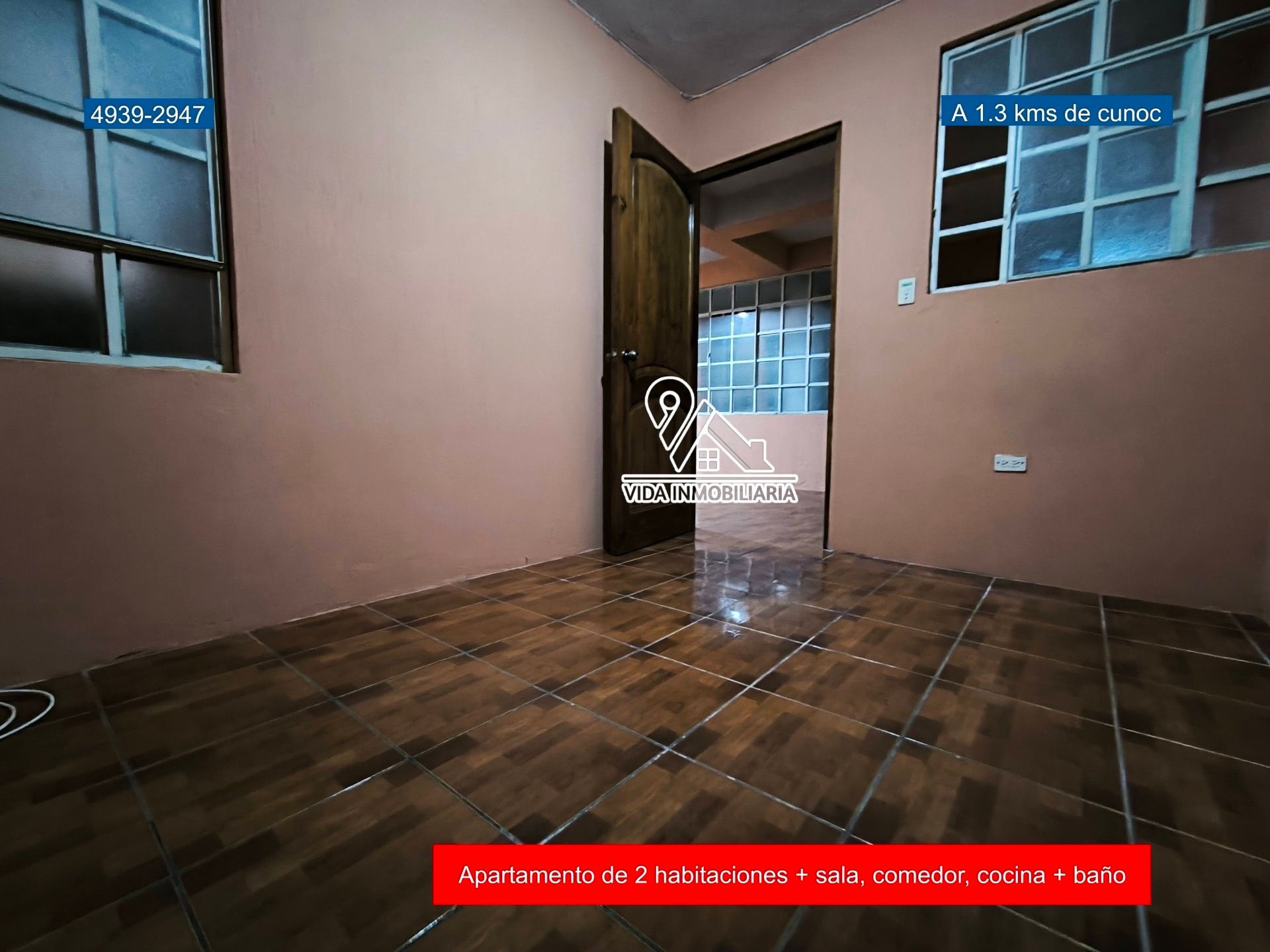 Apartamento en alquiler, 2 habitaciones — Colonia El Cervecero