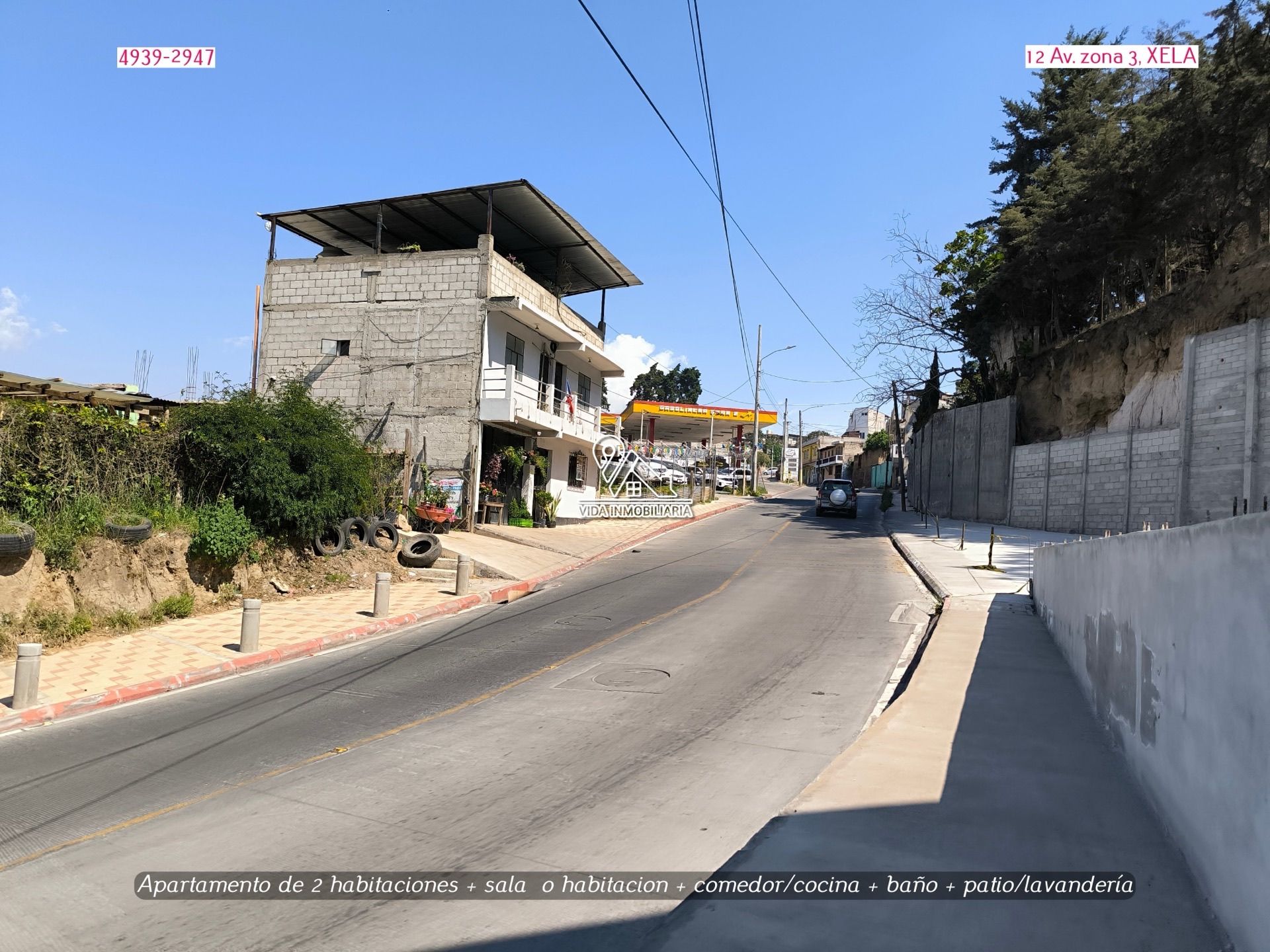 Apartamento en alquiler, 2 habitaciones + estudio — Zona 3
