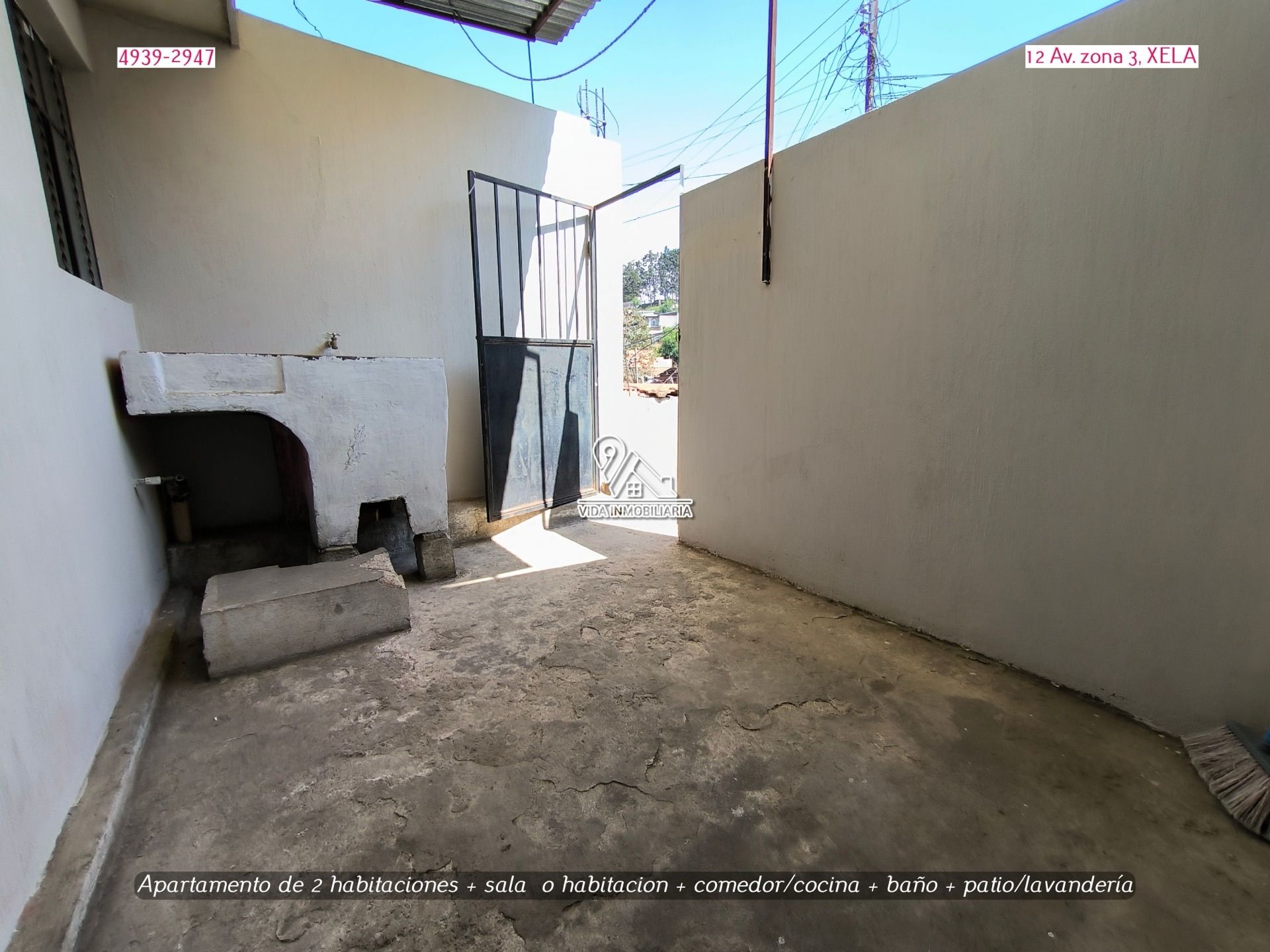 Apartamento en alquiler, 2 habitaciones + estudio — Zona 3