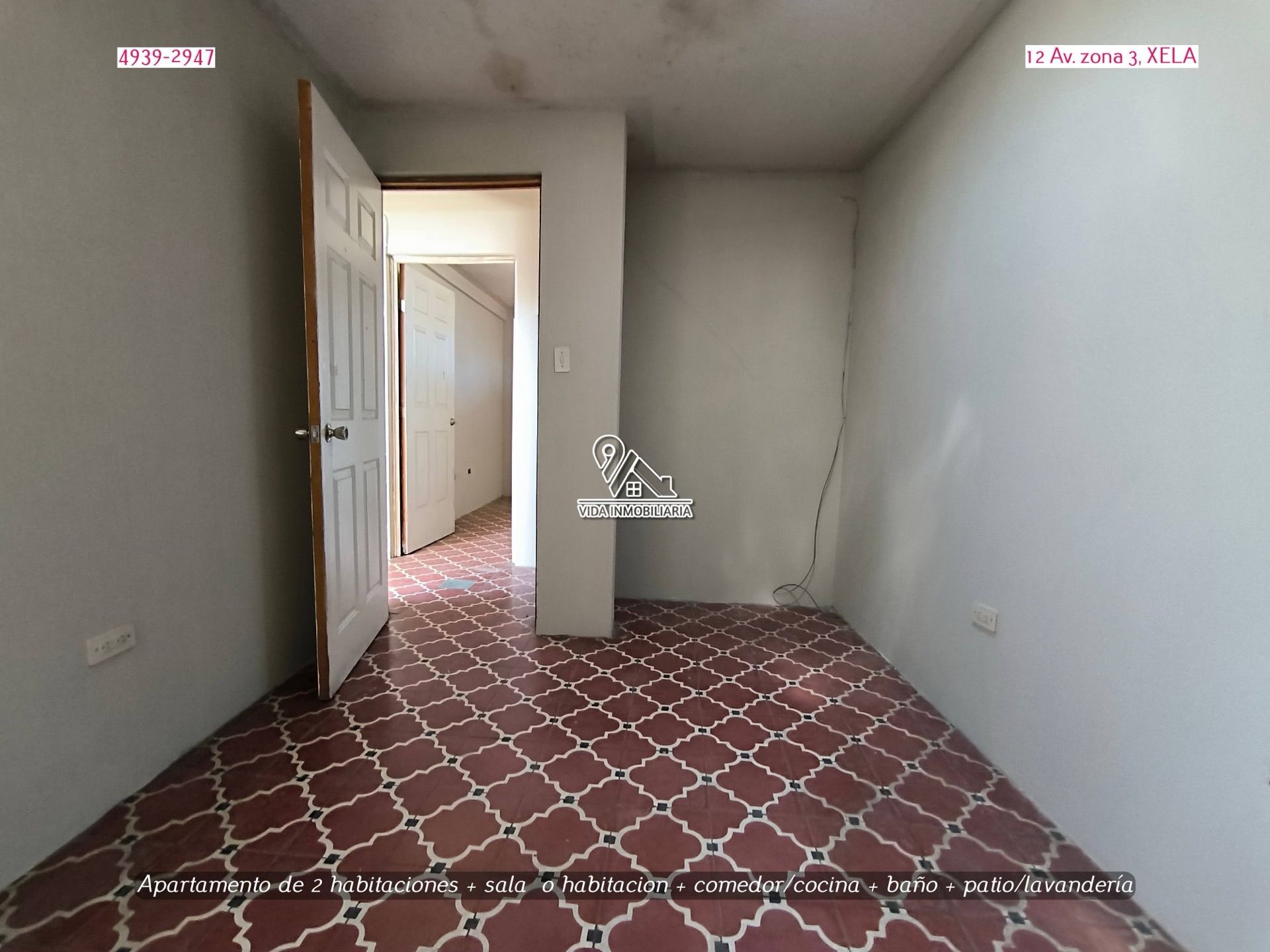 Apartamento en alquiler, 2 habitaciones + estudio — Zona 3