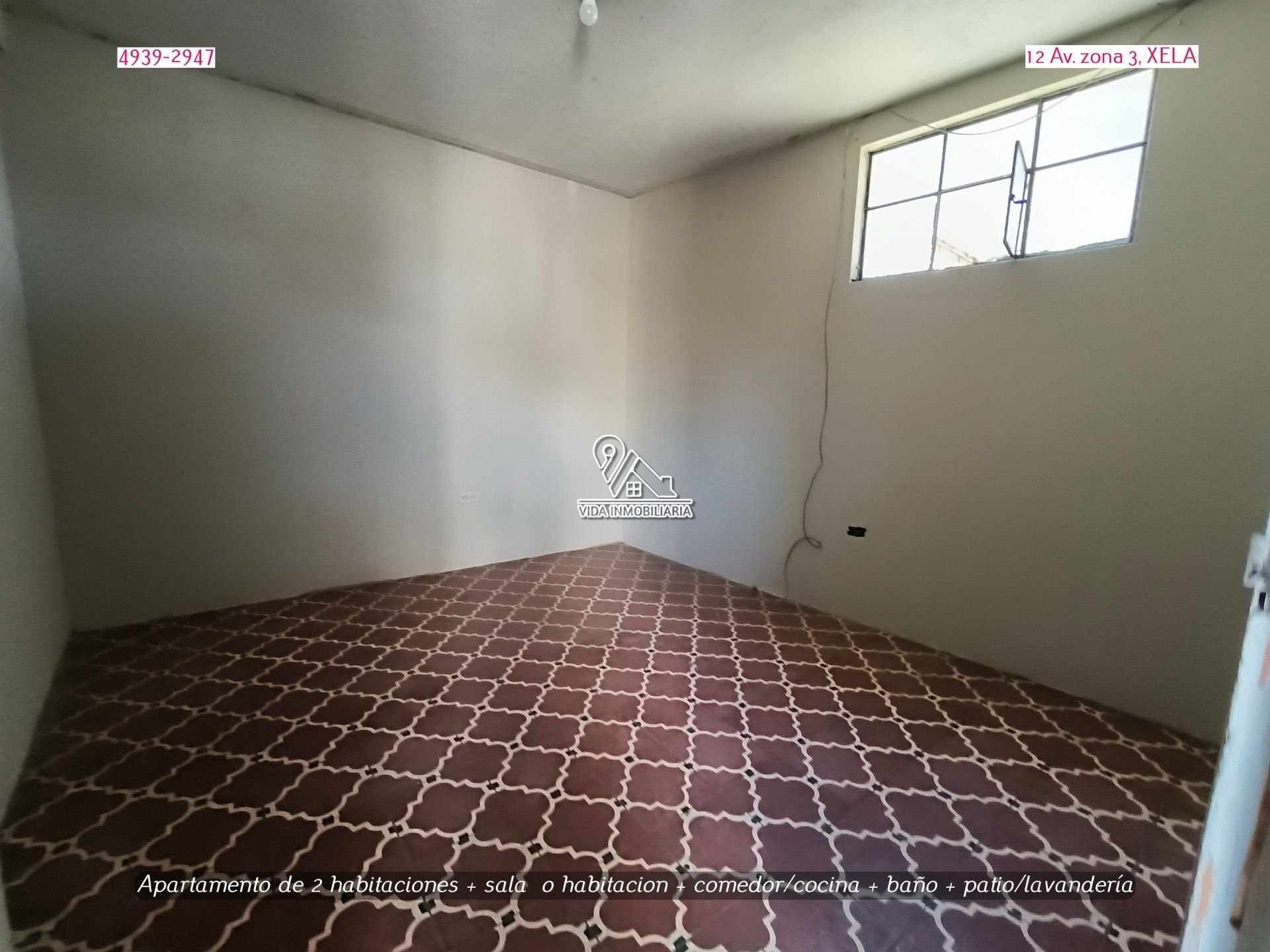 Apartamento en alquiler, 2 habitaciones + estudio — Zona 3
