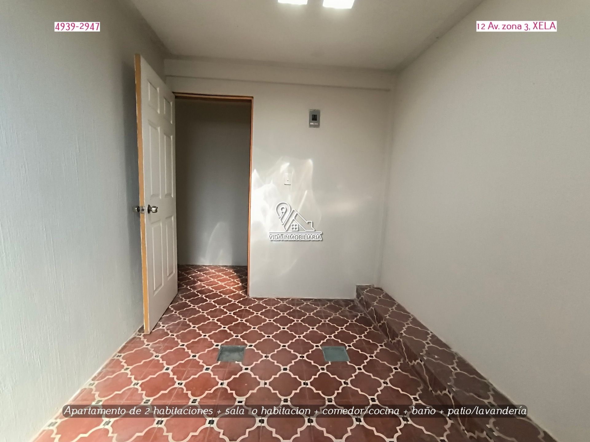 Apartamento en alquiler, 2 habitaciones + estudio — Zona 3