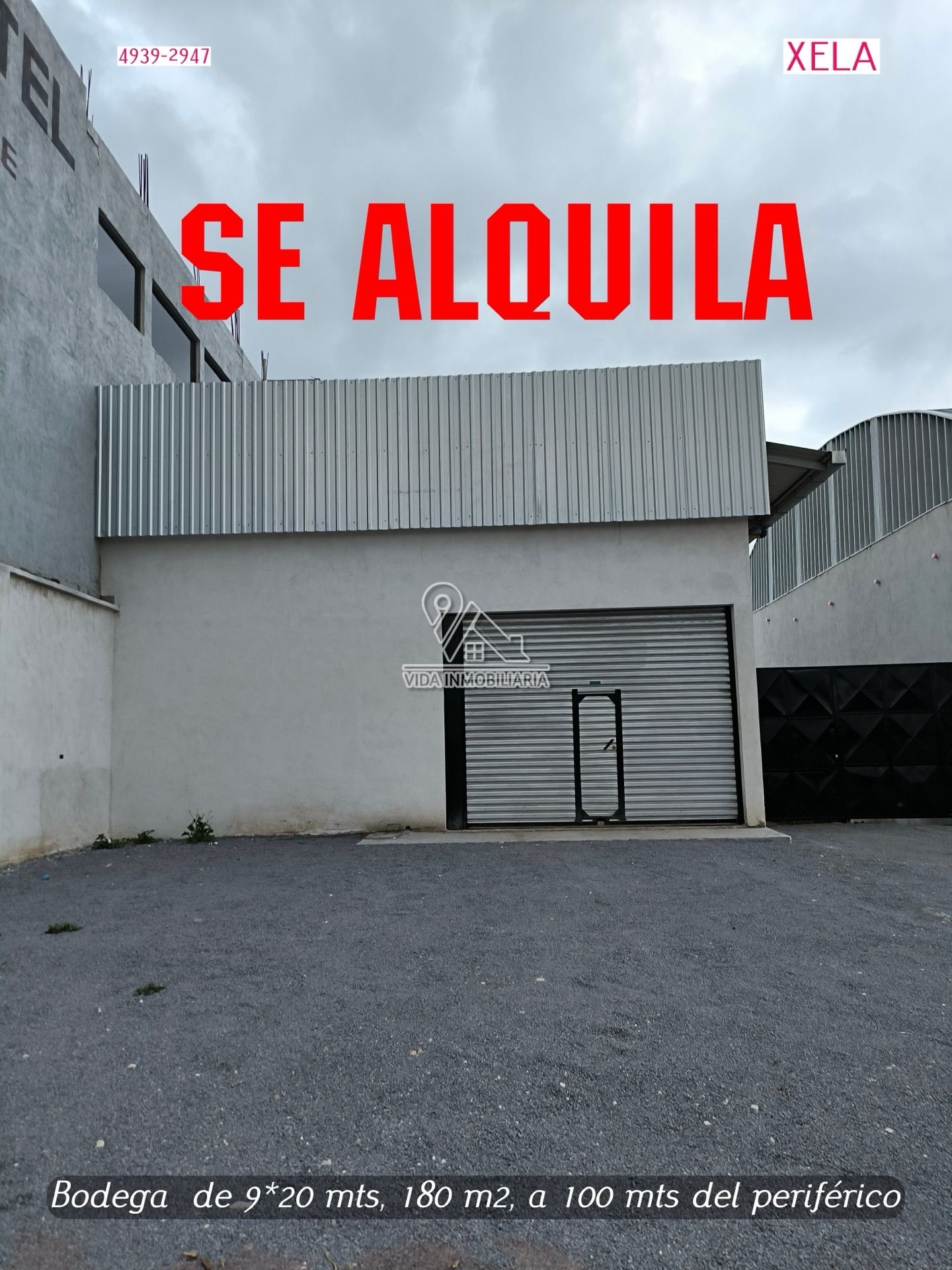 Bodega 180 m² — a 100 m del Periférico