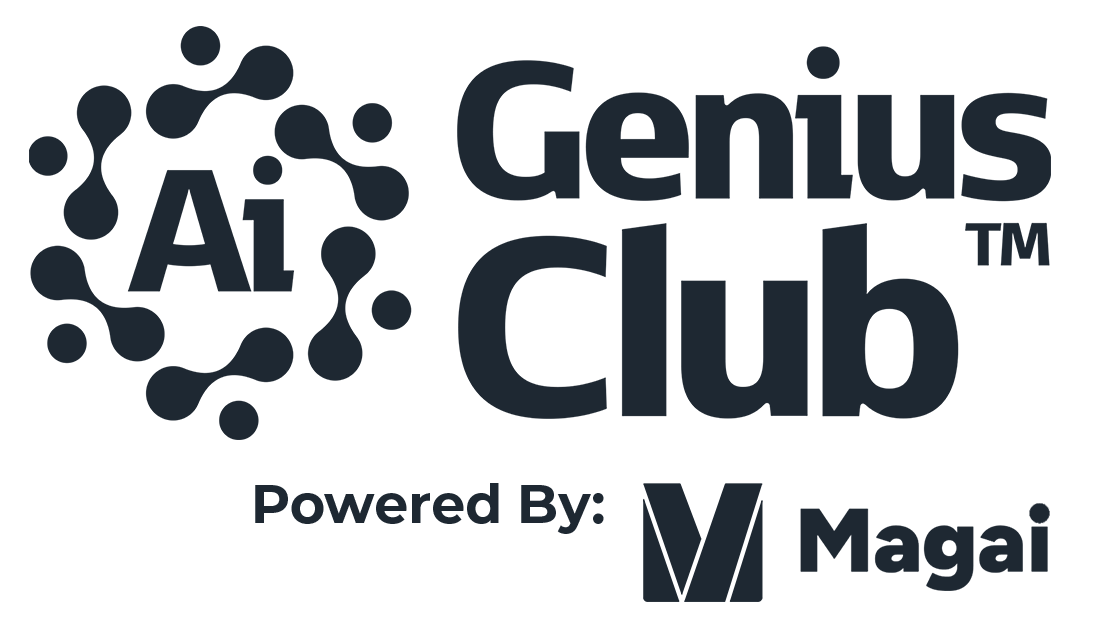 AI Genius Club logo, dark version