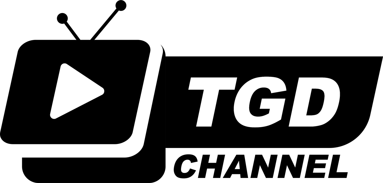 TGD Channel logo, black version