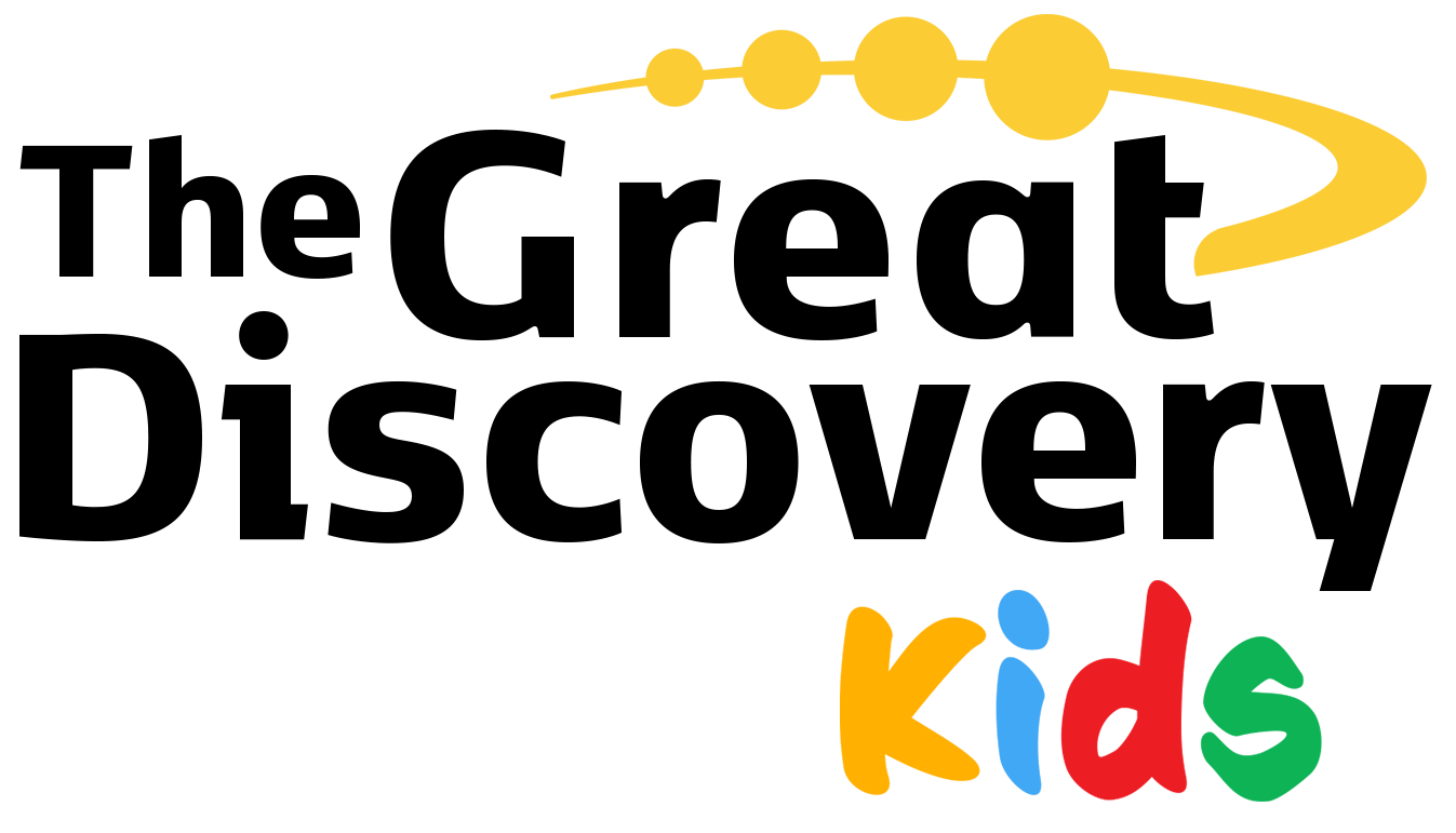 The Great Discovery Kids logo, full color version