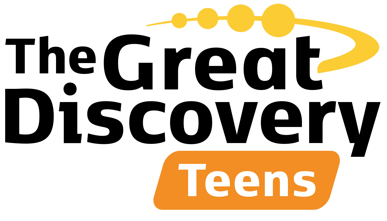 The Great Discovery Teens logo, full color version