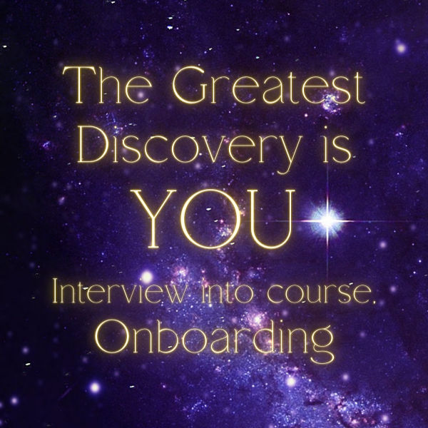 The Greatest Discovery is You