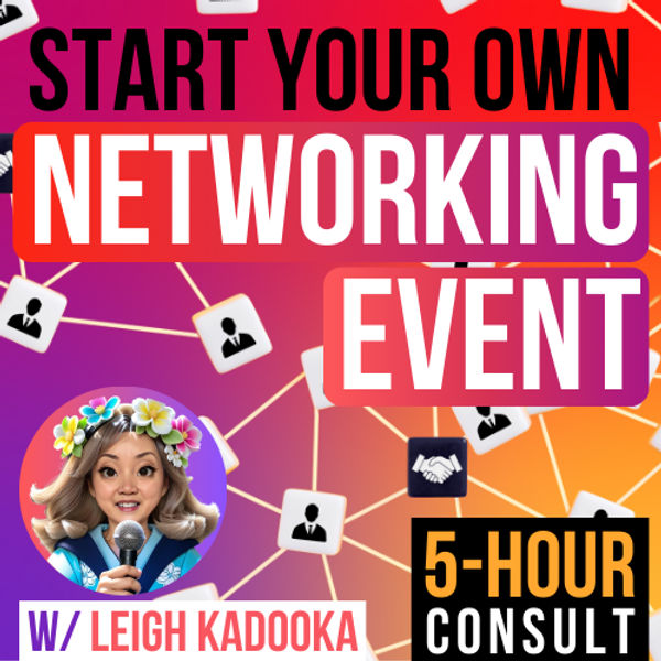 How to Create a Networking Event - 5 Hour Consultation