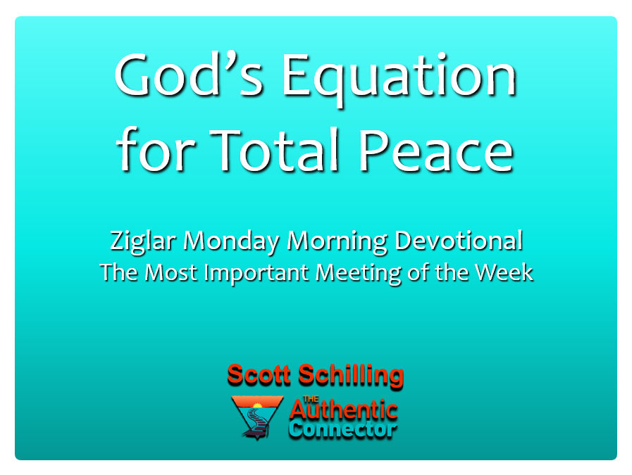 God's Equation for Total Peace by Scott Schilling