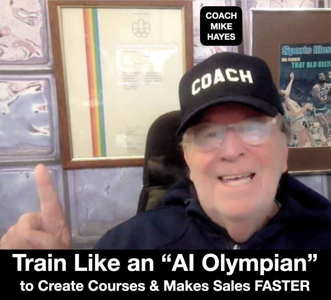 AI Olympians Are Digital Champions who Train to Makes Sales Faster and Simpler: In AI Minutes! by Mike Hayes