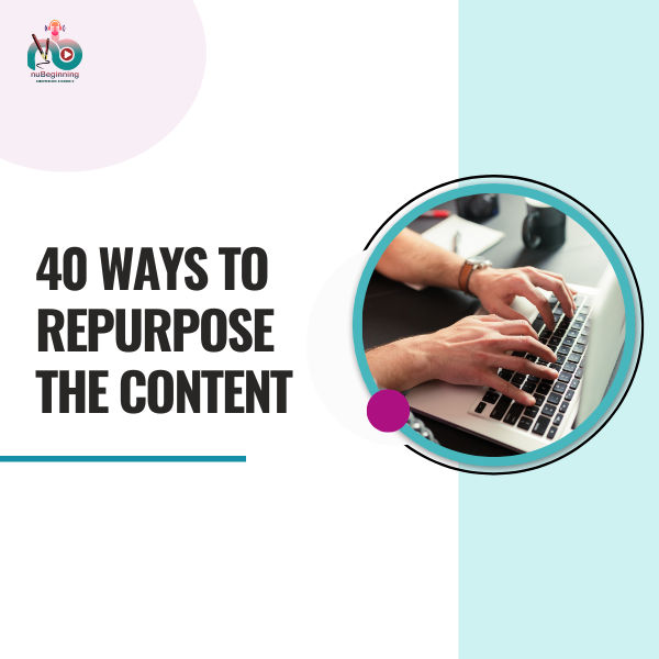 40 Ways to Repurpose the Content