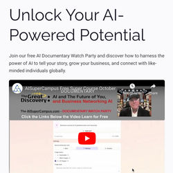 Unlock Your AI-Powered Potential by Creating More Courses Faster so You Can Use AI to Market Your Courses too! New Course by Mike Hayes