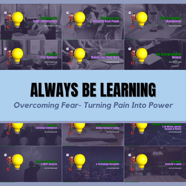 Overcoming Fear: Turning Pain Into Power