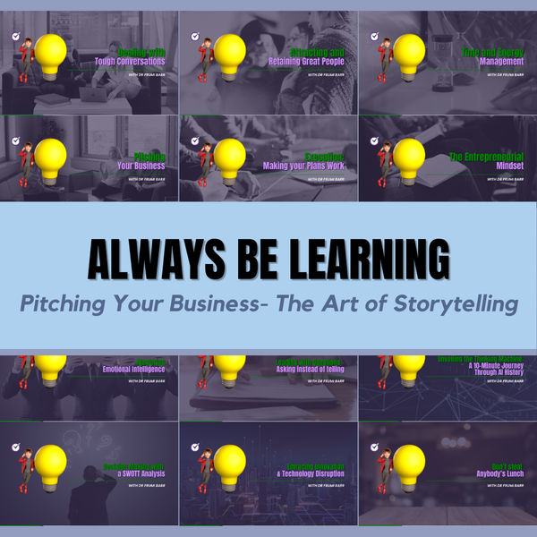 Pitching Your Business: The Art of Storytelling