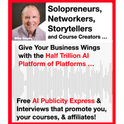 New Give Your Courses & Business Wings with the Half Trillion AI Platform of Platforms. A New Course by Super Course Creator Mike Hayes