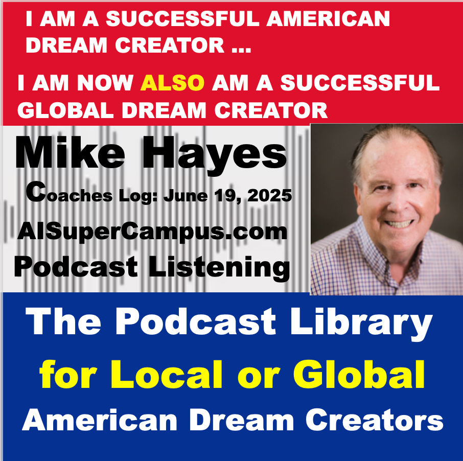 Become an American Dream Creator Like Me to Also Become a Global Dream Creator Like Me!