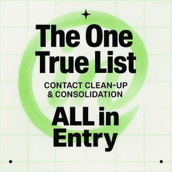 The One True List: Done-for-You Contact Cleaning & Consolidation