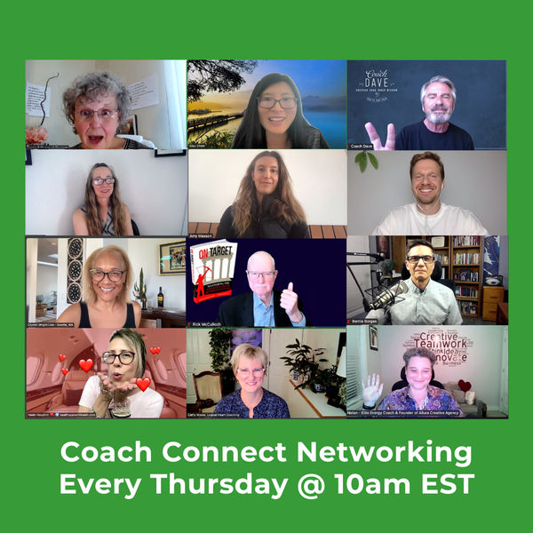 Coach Connect Networking - Weekly Event