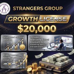 Strangers Group – Growth License: Structured Earning Position with Virtual Assistant Support