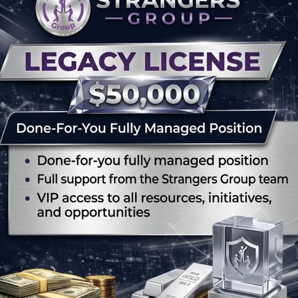 Strangers Group – Legacy License: Done-For-You Business Support