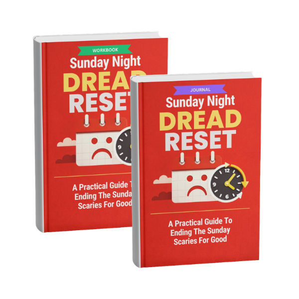 Sunday Night Dread Reset Workbook & Journal eBook Set