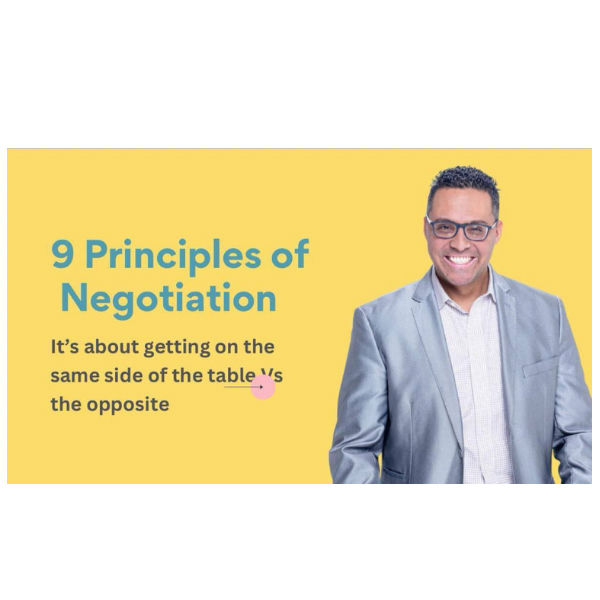 9 Principles of Negotiation