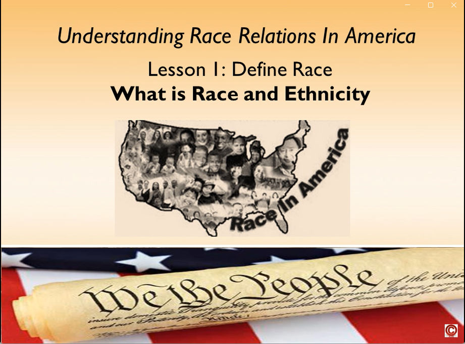 Understanding Race Relations In America: Defining Race